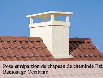 Pose et répartion de chapeau de cheminée  estancarbon-31800 Ramonage Occitanie